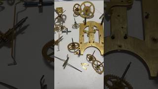 Antique Clock My clock collection Ansonia movement service process 🕰️🕰️🕰️shorts video [upl. by Susejedesoj798]