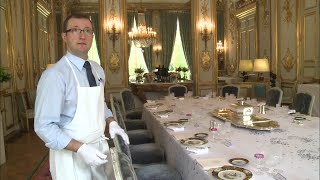 LElysée plus quune maison politique un temple de la gastronomie française [upl. by Slein641]