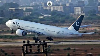 Plane spotting in Heat Wave at Karachi Airport [upl. by Maeve]