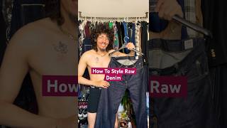 How To Style Raw Denim menswear mensfashion style fashion streetwear ootd shorts denim [upl. by Gris597]