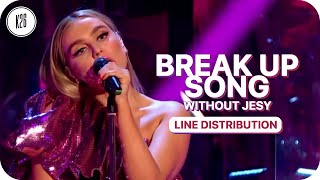 Little Mix  Break Up Song Live  OT3 Line Distribution Without Jesy [upl. by Aharon25]