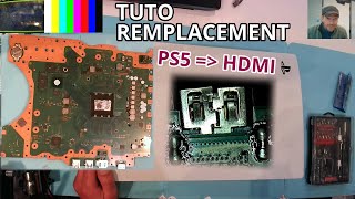 PS5 Tuto de remplacement HDMI [upl. by Anam]