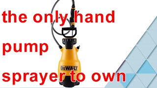 the best manual hand pump sprayer from DeWalt [upl. by Minardi328]