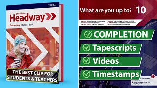 New Headway Elementary 5th Edition  Unit 10 What are you up to  Students Book [upl. by Suolhcin]