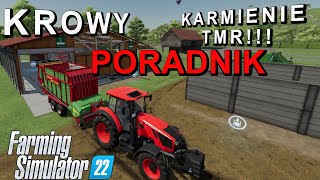 Karmienie Krów TMR Poradnik Farming Simulator 22 [upl. by Falda58]