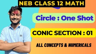 🔴 Conquer NEB Class 12 Circle in One Shot  NEB Class 12 Mathematics Conic Section in Nepali [upl. by Whitehurst]