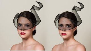 Detailed Tutorial on how to make this Crinoline net Fascinator  DIY [upl. by Don168]