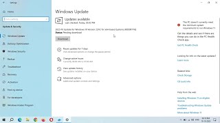 Windows 10 Update For Version 22H2 x64 Based Systems  Less then 1MB [upl. by Cherin248]