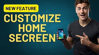 How to customize iPhone home screen ios 18 [upl. by Barbaraanne]