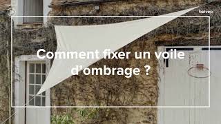 Comment fixer un voile dombrage [upl. by Weitman229]