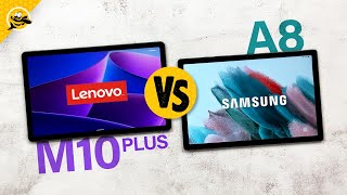 Lenovo Tab M10 Plus 3rd Gen 2022 vs Galaxy Tab A8  Who Wins [upl. by Enelyad]