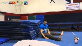 BACK HANDSPRING Proper jump drills PART 2 of 5 [upl. by Bay725]