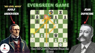 Evergreen Game Explanation  Most Famous Game  Chess Ride viralvideo chess chessanalysis [upl. by Anitnamaid]