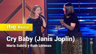 María Subirá y Ruth Lorenzo – “Cry Baby” Janis Joplin  Cover Night [upl. by Catima]