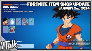 GOKU IS BACK Fortnite Item Shop January 2nd 2024 Fortnite Battle Royale [upl. by Doloritas]