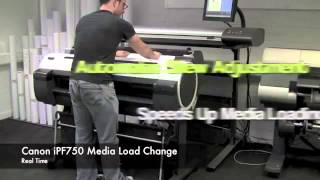 Canon iPF750 vs HP T2300mp4 [upl. by Jaf]