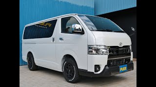 KT2749 令和６年式登録済み未使用車 ハイエースダークプライムⅡ ディーゼル２WD 両側パワースライドドア付き 5人乗り FLEXベッドキット＆カスタム ９インチナビ ＨＤＭＩ フレックス熊本店 [upl. by Nagear]