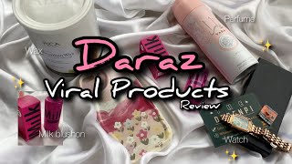 DARAZ VIRAL PRODUCTS  MILK MAKEUP JELLY BLUSH  WATCH  YARA BY LATTAFA  RICA WAX  MOBILE COVER [upl. by Enetsirhc413]