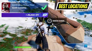 Knock down Timber Pines Fortnite Locations [upl. by Jessamine]