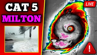 🔴 BREAKING Hurricane Milton Becomes Worst Hurricane In Years  Catastrophic Impacts In Florida Soon [upl. by Hnamik]