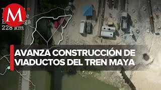 Inician costrucción de viaductos para tren Maya en Chiapas [upl. by Calabrese]