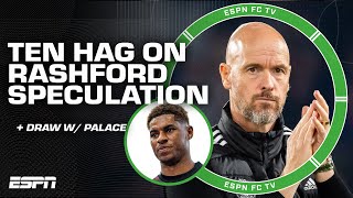 FULL REACTION Manchester United DRAW w Crystal Palace amp Erik ten Hag CRITICIZES pundits  ESPN FC [upl. by Otreblanauj963]