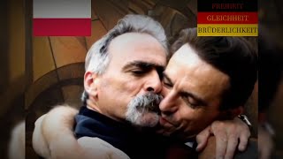 Rare Red Flood Footage Signation of the Warsaw Pact Goebbels and Pilsudski hugging each other [upl. by Wilt]