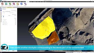 3DReshaper  Stockpile Measurements Tutorial [upl. by Dougald]