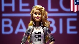 Hello Barbie quotcreepy eavesdropping dollquot at New York Toy Fair violates privacy [upl. by Fiden]