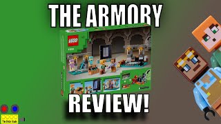 AMY THE ARMORSMITH THE ARMORY REVIEW lego minecraft 21252 [upl. by Aivatco]