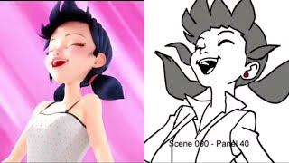 Ladybug amp Cat Noir Animatic Transformations Comparation [upl. by Anirroc]