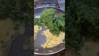 Easy creamed spinach shorts [upl. by Marlow]