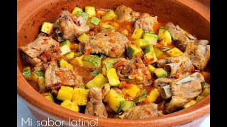 Calabacitas Con Carne de Puerco Mi sabor latino❗🔝 [upl. by Ihsar]