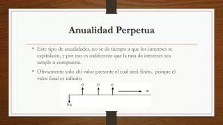 Anualidad Perpetua [upl. by Ausoj]