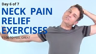 Day 6 of 7 Neck Pain Relief Exercises  Unique ways to help your cervical spine feel great [upl. by Suoicserp981]