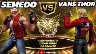 KOFXV  SEMEDO VS VANS THOR  CAMPEONATO CAVALEIROS DE BRONZE [upl. by Eenalem]