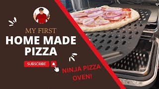 My First Home Made Pizza In The Ninja Outdoor Oven [upl. by Geerts]