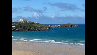 Newquay Beach Cornwall UK [upl. by Shepherd638]