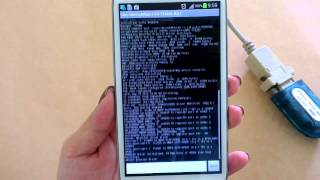 USB OTG UART RS232 HyperTerminal Tester for Android [upl. by Wojcik870]