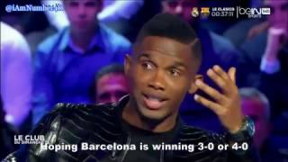 Samuel Etoo on Pep Guardiola He is not Normal [upl. by Eiliak]