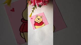 Winne the pooh ✨💌💗  kashishartist art artist winnethepooh youtube shorts explore [upl. by Anairb]