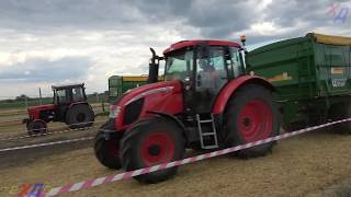 MTZ 801 vs Zetor Forterra  Tractor Show Tractor Drag Race [upl. by Allimak703]