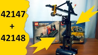 Tower crane Lego 4214742148 tutorial [upl. by Iras997]