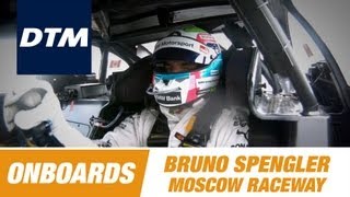 Onboard Bruno Spengler BMW M3 DTM  DTM Race Moscow Raceway [upl. by Atinus479]