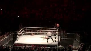 WWE Live Singapore Nevilles finisher The Red Arrow [upl. by Sullivan61]