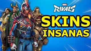 TODAS AS SKINS DO MARVEL RIVALS até agora [upl. by Nyletac722]