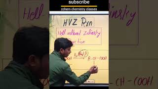 hvz reaction  master trick to hvz reaction  hell volhard zelinsky reaction shorts chemistry [upl. by Bergquist]