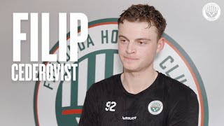 Filip Cederqvist om första tiden i Frölunda [upl. by Asirehc]