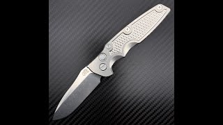 Hinderer Eklipse Auto Titanium Stonewash CPM S45VN [upl. by Fitton114]