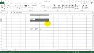 Excel Tip 0 Row Column Cell Formatting [upl. by Lynnet]